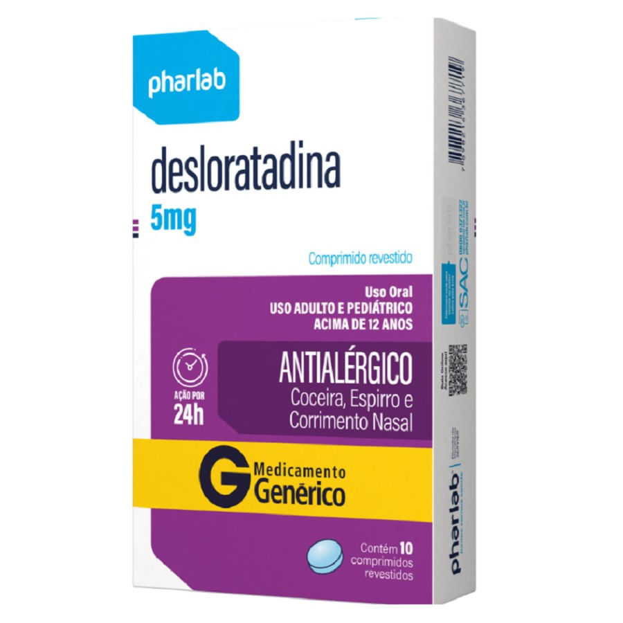 DESLORATADINA-GEN 5MG 10CPR REV
